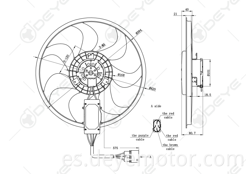 7L0959455G 0986338052 95562413600 1 ventilador de refrigeración de radiador automático para Q7 VW TOUAREG PORSCHE CAYENNE